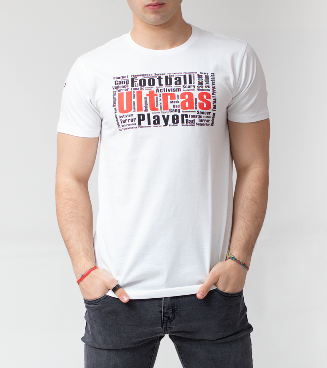 T-Shirt Bianca Uomo - Ultras